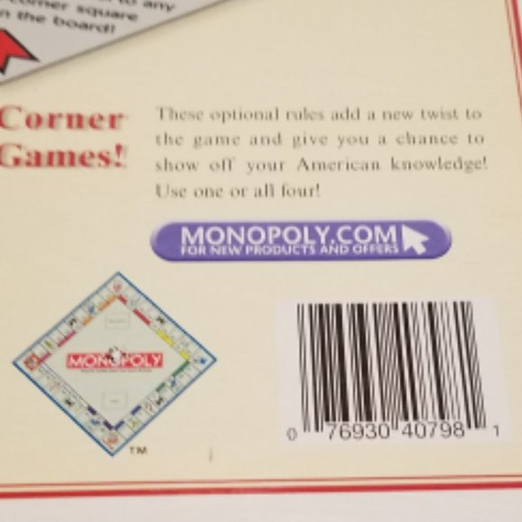 Parker Bros. Hasbro The America USA Monopoly Special Edition Complete - Picture 7 of 7